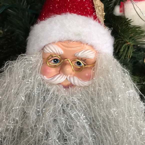 Rare Vintage 14”Large Santa Christmas Ornament - Picture 4 of 8